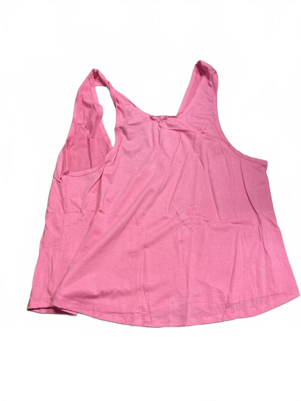 NWT Tankaneo Women Pink Scoop Neck Casual Summer Tank Top Size Large